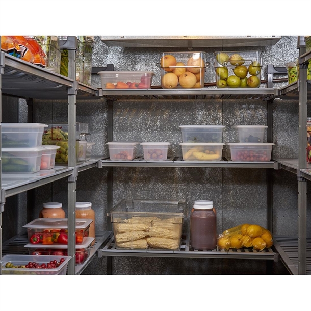 Cambro Camshelving Basics Plus 4 Tier Shelving Starter Unit - 1830x1375x460mm Cambro Camshelving Basics Plus 4 Tier Shelving Starter Unit - 1830x1375x460mm
