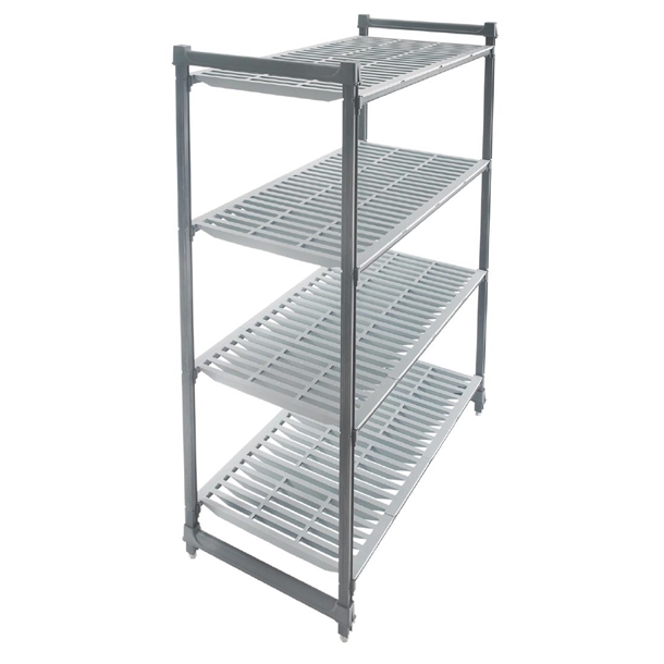Cambro Camshelving Basics Plus 4 Tier Shelving Starter Unit - 1830x1220x460mm Cambro Camshelving Basics Plus 4 Tier Shelving Starter Unit - 1830x1220x460mm