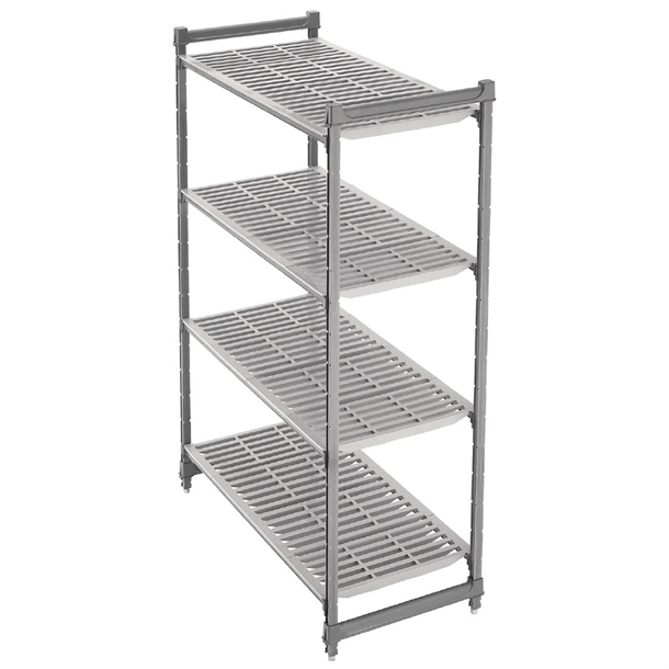 Cambro Camshelving Basics Plus 4 Tier Shelving Starter Unit - 1830x1220x460mm Cambro Camshelving Basics Plus 4 Tier Shelving Starter Unit - 1830x1220x460mm