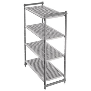 Cambro Camshelving Basics Plus 4 Tier Shelving Starter Unit - 1830x1220x460mm