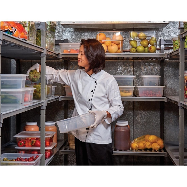 Cambro Camshelving Basics Plus 4 Tier Shelving Starter Unit - 1830x1220x460mm Cambro Camshelving Basics Plus 4 Tier Shelving Starter Unit - 1830x1220x460mm