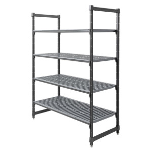Cambro Camshelving Basics Plus 4 Tier Shelving Starter Unit - 1830x1375x610mm
