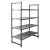 Cambro Camshelving Basics Plus 4 Tier Shelving Starter Unit - 1830x1375x610mm