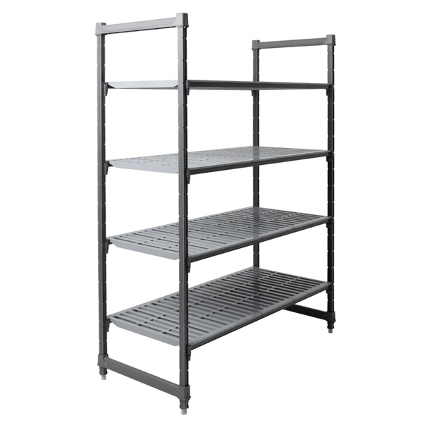 Cambro Camshelving Basics Plus 4 Tier Shelving Starter Unit - 1830x1375x610mm