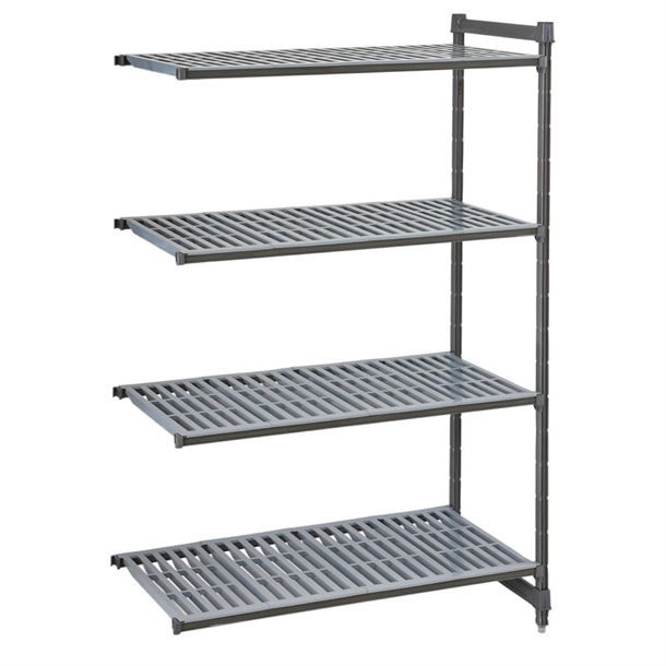 Cambro Camshelving Basics Plus 4 Tier Shelving Add On Unit - 1830x1375x460mm Cambro Camshelving Basics Plus 4 Tier Shelving Add On Unit - 1830x1375x460mm