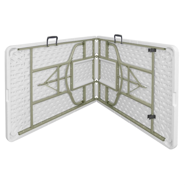 Bolero Centre Folding Table 8ft White Bolero Centre Folding Table 8ft White