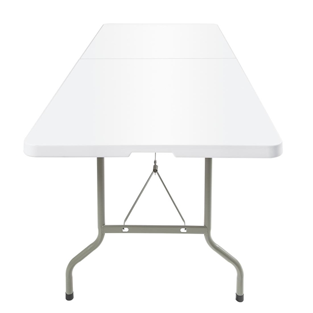Bolero Centre Folding Table 8ft White Bolero Centre Folding Table 8ft White
