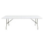 Bolero Centre Folding Table 8ft White