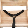 Bolero Wooden High Chair Natural Finish