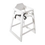 Bolero Wooden High Chair Antique White Finish