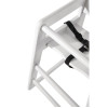 Bolero Wooden High Chair Antique White Finish