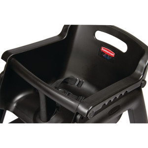 Rubbermaid Sturdy Black High Chair