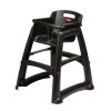 Rubbermaid Sturdy Black High Chair