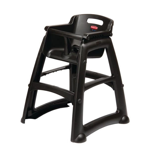 Rubbermaid Sturdy Black High Chair