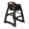 Rubbermaid Sturdy Black High Chair