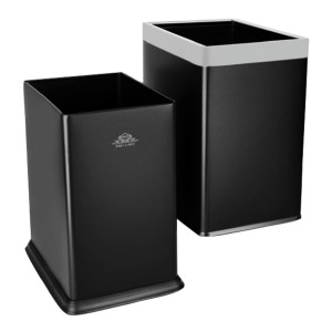 Noble & Price Rectangular Bin Black 8.8Ltr