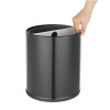 Bolero 2 Compartment Hotel Bin Black