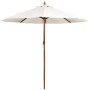 Bolero Round Outdoor Umbrella 3m Diameter Cream