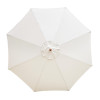 Bolero Round Outdoor Umbrella 2.5m Diameter Cream