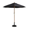 Bolero Round Outdoor Umbrella 2.5m Diameter Black Bolero Round Outdoor Umbrella 2.5m Diameter Black