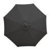 Bolero Round Outdoor Umbrella 2.5m Diameter Black Bolero Round Outdoor Umbrella 2.5m Diameter Black