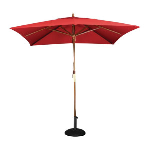 Bolero Square Umbrella 2.5m Diameter Red
