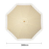 Bolero Sicily Round Striped Umbrella 2.5m Diameter