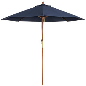 Bolero Round Outdoor Umbrella 3m Diameter Navy Blue