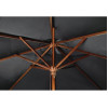 Bolero Square Outdoor Umbrella 2.5m Black