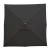 Bolero Square Outdoor Umbrella 2.5m Black