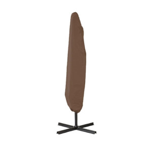 Milano Outdoor 3 Meter Hanging and Folding Umbrella - Latte