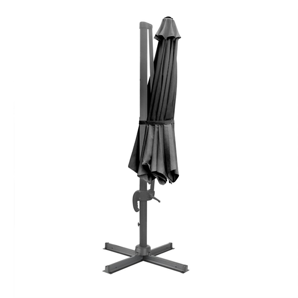 Bolero Venice Heavy Duty Umbrella Black 3.5m