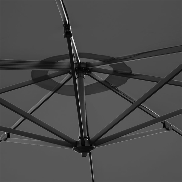 Bolero Venice Heavy Duty Umbrella Black 3.5m