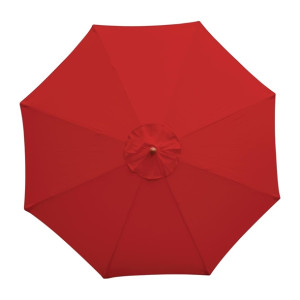 Bolero Round Umbrella 2.5m Diameter Red