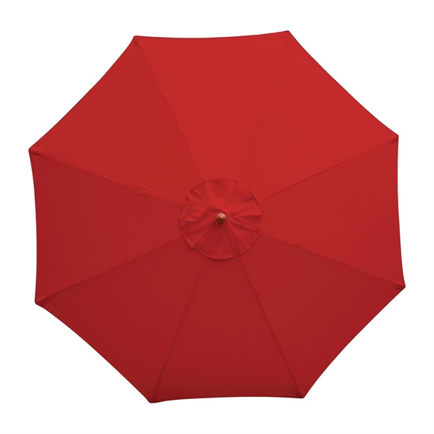 Bolero Round Umbrella 2.5m Diameter Red Bolero Round Umbrella 2.5m Diameter Red