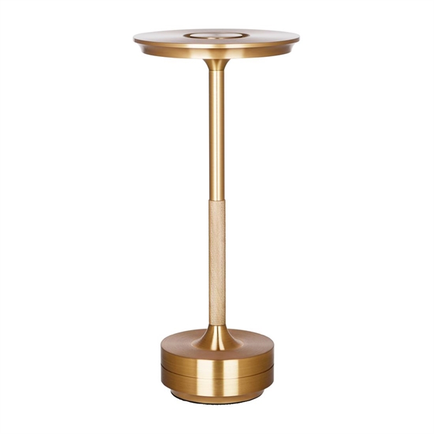 Tablekraft Stella Cordless LED Table Lamp - Brass - 130x275mm