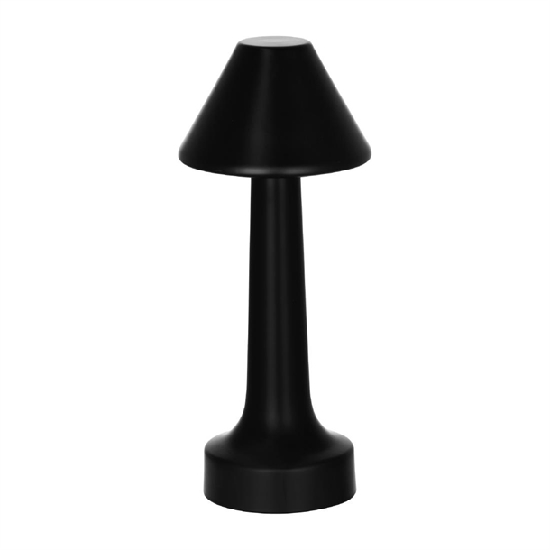 Tablekraft Helena Cordless LED Table Lamp - Black - 97x220mm Tablekraft Helena Cordless LED Table Lamp - Black - 97x220mm