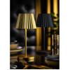Utopia Dominica LED Cordless Table Lamp Brushed Gold - 110 x 260mm