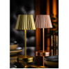 Utopia Dominica LED Cordless Table Lamp Brushed Copper - 110 x 260mm