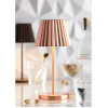 Utopia Dominica LED Cordless Table Lamp Brushed Copper - 110 x 260mm