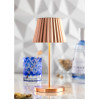 Utopia Dominica LED Cordless Table Lamp Brushed Copper - 110 x 260mm