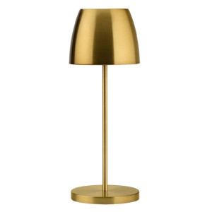 Utopia Montserrat LED Cordless Table Lamp Brushed Gold - 100 x 300mm