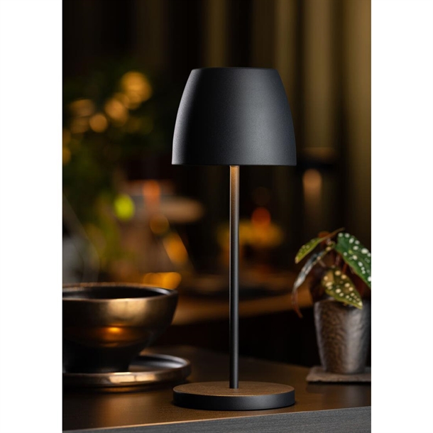 Utopia Montserrat LED Cordless Table Lamp Black - 100 x 300mm