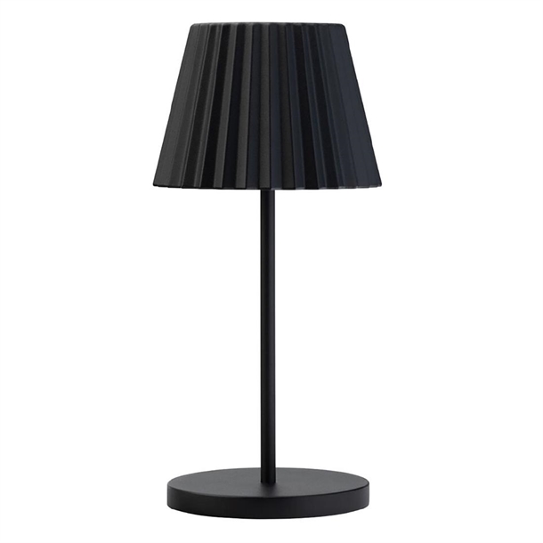 Utopia Dominica LED Cordless Table Lamp Black - 110 x 260mm
