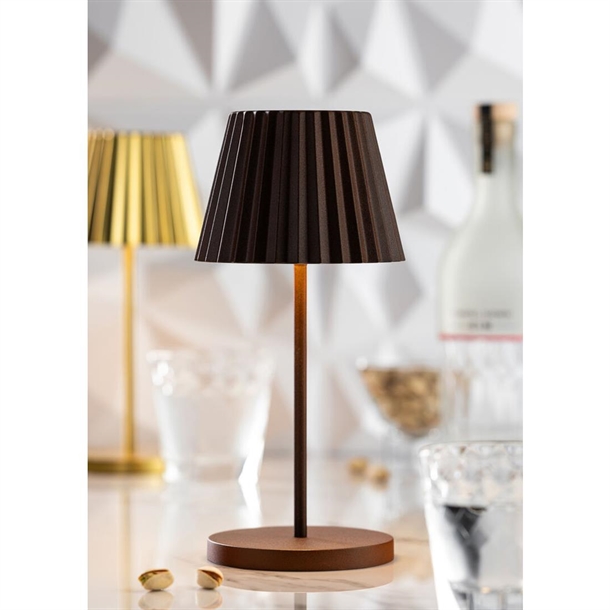 Utopia Dominica LED Cordless Table Lamp Cocoa - 110 x 260mm Utopia Dominica LED Cordless Table Lamp Cocoa - 110 x 260mm