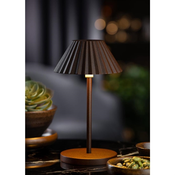 Utopia Aruba LED Cordless Table Lamp Cocoa - 110 x 230mm