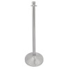 Bolero Stainless Steel Flat Top Barrier Post