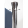 Bolero Stainless Steel Flat Top Barrier Post