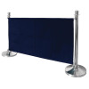 Bolero Dark Blue Canvas Barrier