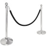 Bolero Stainless Steel Ball Top Barrier Post